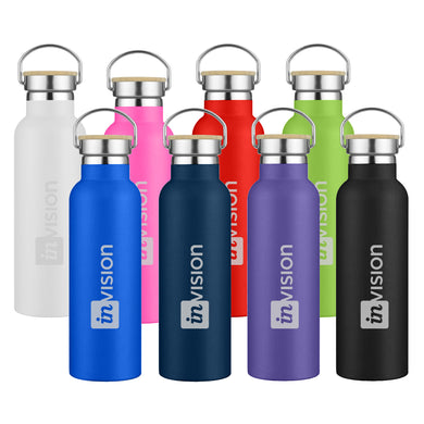 600ML Miami Vacuum Bottle by Happyway Promotions