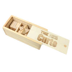 3-piece wooden brain teaser set By HappyWay Promotions