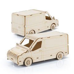 HWP60 - BRANDCRAFT Van Wooden Model