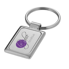 Rectangle Keyring By Happyway Promotions