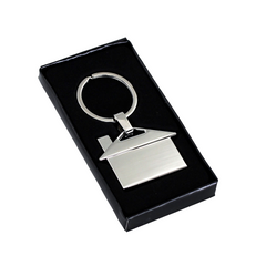 House Shaped Metal Keyring By Happyway Promotions