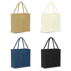 Monza Jute Tote Bag - Colour Match by Happyway Promotions
