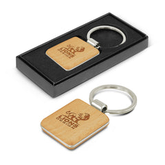 Echo Key Ring - Square by Happyway Promotions