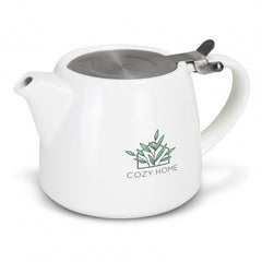 custom printed stoneware teapot by Happyway Promotions