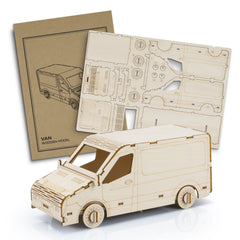 HWP60 - BRANDCRAFT Van Wooden Model