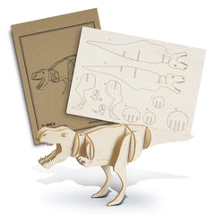 HWP69 - BRANDCRAFT Tyrannosaurus Rex Wooden Model