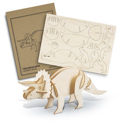 HWP68 - BRANDCRAFT Triceratops Wooden Model