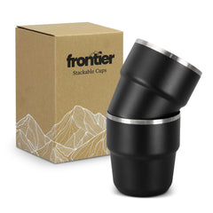 Frontier Stackable Cups - Set of 2 by Happyway Promotions