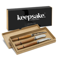Keepsake Luca Cheese Knives by Happyway Promotions