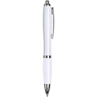 Ballpoint Pen - All White By Happyway Promotions