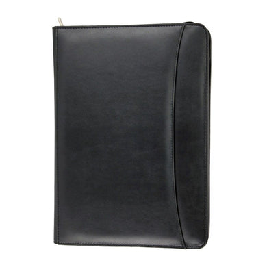 A4 Imitation Leather Zip Compendium By HappyWay Promotions