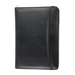 A4 Imitation Leather Zip Compendium By HappyWay Promotions