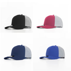 Everett 6 Panel Two Tone Polyester Cap by Happyway Promotions