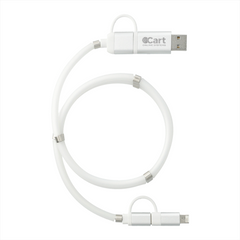 Charging Cable with Magnetic Wrap By Happyway Promotions