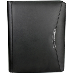 Leather A4 Zippered Compendium By Happyway Promotions