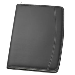 A4 Leather Zip Compendium By Happyway promotions