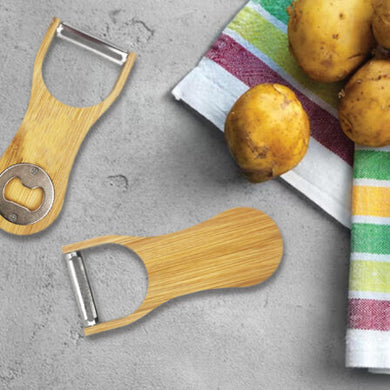 Orisha Bamboo Peeler Bottle Opener by Happyway Promotions
