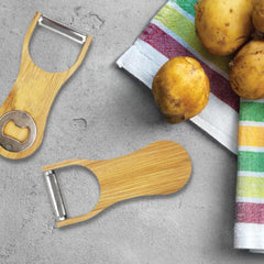 Orisha Bamboo Peeler Bottle Opener by Happyway Promotions