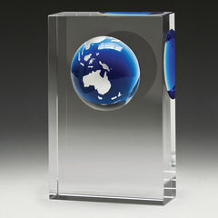 Plaque Blue Globe 115mm