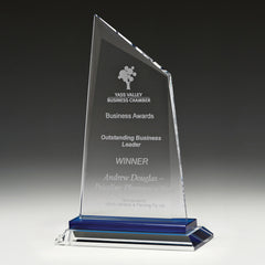 Eternity Peak Glass Award by Happyway Promotions