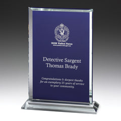 Glass Blue Billboard by Happyway Promoitons