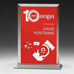 Glass Red Billboard by Happyway promotions