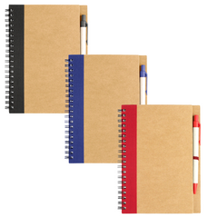 Notebook and Ballpoint Pen By Happyway Promotions