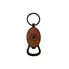 Autumn Wood Bottle Opener – Round by Happyway Promotions