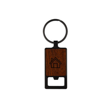 Autumn Wood Bottle Opener – Square by Happyway Promotions