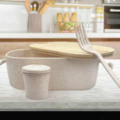 Handy Man Bamboo Lunch Box by Happyway Promotions