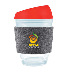 HWD272 - Vienna Coffee Cup  Silicone Lid  RPET Band