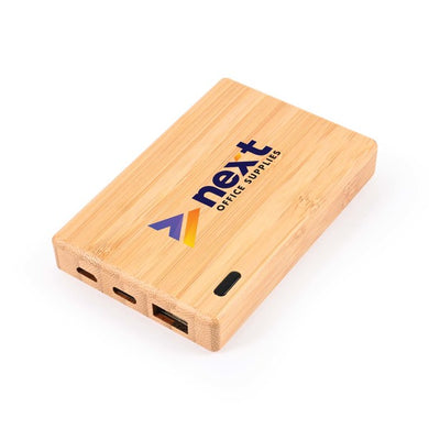 Bamboo Power Bank By HappyWay Promotions