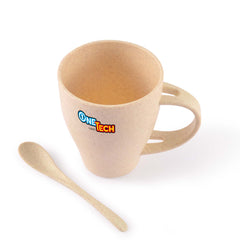 HWD252 - Avenue Wheat Fibre Cup and Spoon