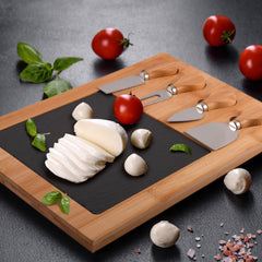 HCS38 - Mosaic Bamboo Slate Cheese Board