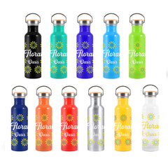 HWD283 - Chat Recycled Aluminium Drink Bottle