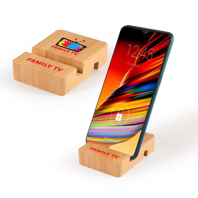 Bamboo Tablet & Phone Stand By HappyWay Promotions