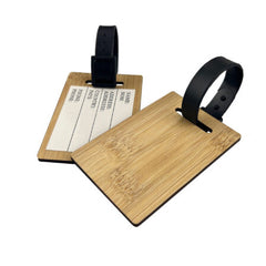 Bamboo Luggage Tag by Happyway Promotions