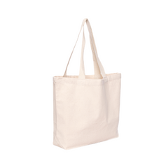 Maxi Natural Canvas Tote Bag by Happyway Promotions