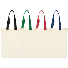 Natural Cotton Grocery Tote 12L By HappyWay Promotions