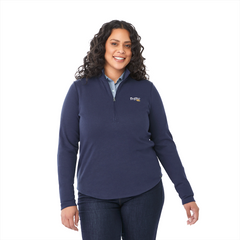  Eco Knit Quarter Zip - Women By HappyWay Promotions