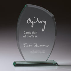 Glass Jade Crescent by Happyway promotions