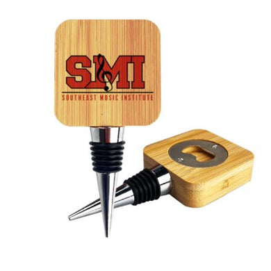 Bamboo Wine Stopper Opener by Happyway Promotions