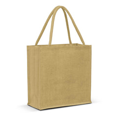 Monza Jute Tote Bag - Colour Match by Happyway Promotions