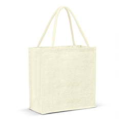 Monza Jute Tote Bag - Colour Match by Happyway Promotions