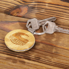 Echo Key Ring - Round by Happyway Promotions