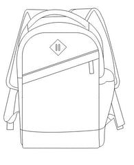 Slim 15" 17L Laptop Backpack By HappyWay Promotions