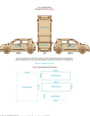 HWP63 - BRANDCRAFT Hatchback Car Wooden Model