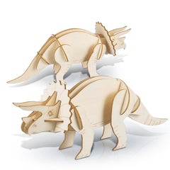 HWP68 - BRANDCRAFT Triceratops Wooden Model