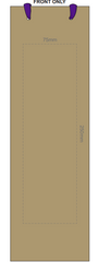 HWB186 - Wine Ribbon Handle Paper Bag