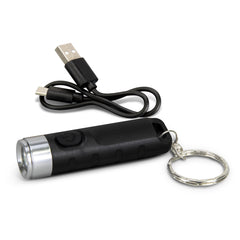 Rechargeable Torch Keyring by Happyway Promotions